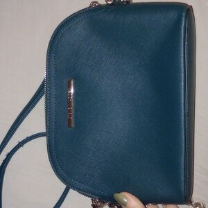 Steve Madden Bmaggie Teal Crossbody Bag